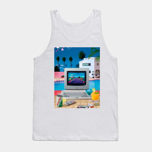Summer computer chill Tank Top by Mr.Melville